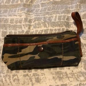 Camo clutch/ wristlet